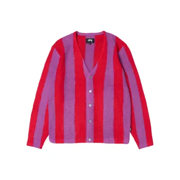 Stussy Stripe Brushed Cardigan