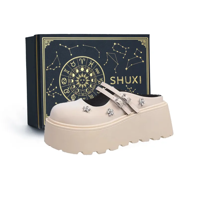 SHUXI Closed Toe Slippers Women's-15