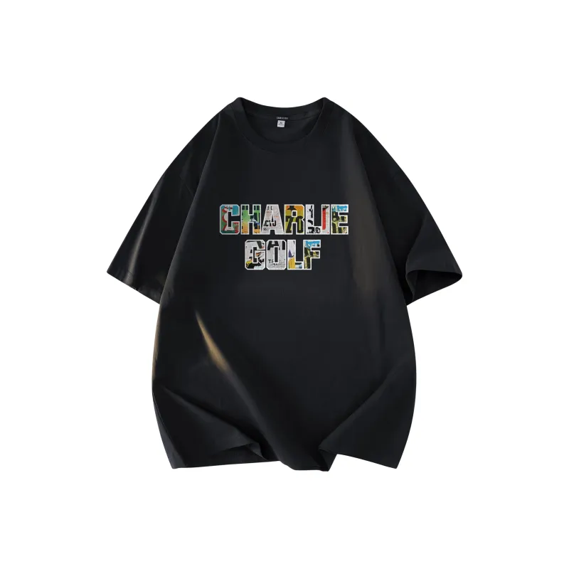 CHARLIE GOLF T Shirt Unisex Black-1