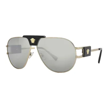 FANSIZHE Metal Aviator Sunglasses Men's Gold