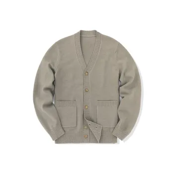 Mr.Bu Sweaters Men Gray Green