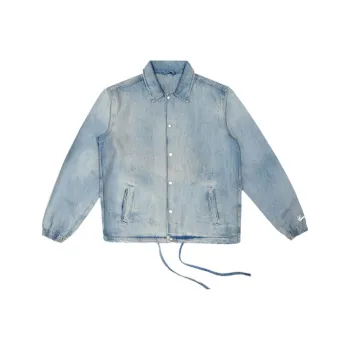 STNW Loose Fit Jacket Unisex Washed Blue