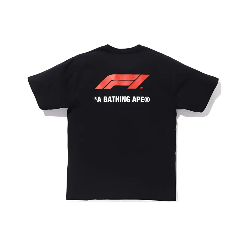 Bape X F1 Photo Ape Head Tee-1