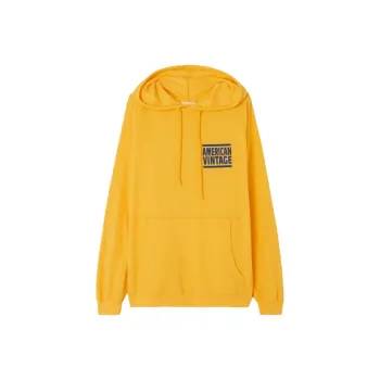 AMERICAN VINTAGE A.M SS24 HOODIE SOTTO Sweatshirt Men's CANARY/Canary