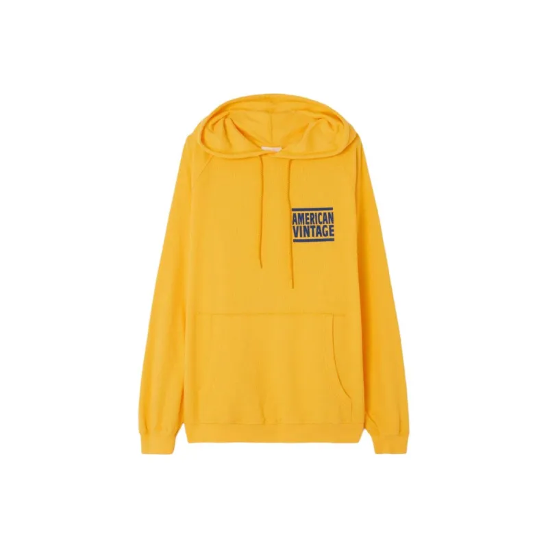 AMERICAN VINTAGE A.M SS24 HOODIE SOTTO Sweatshirt Men's CANARY/Canary-0