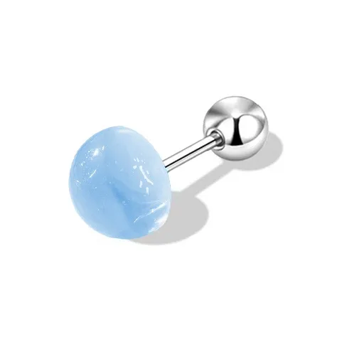 Shiban Titanium Steel Stud Earrings Women's-12