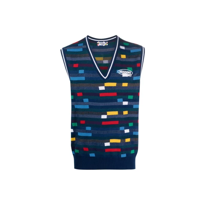 MISSONI Tank Tops Men Indigo-0