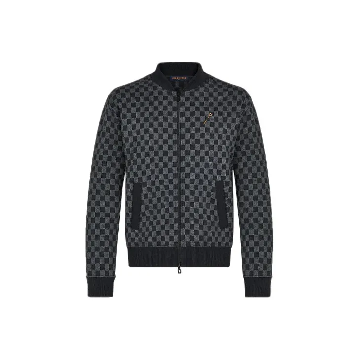 LOUIS VUITTON Damier Jacquard Zip Through Bomber-0