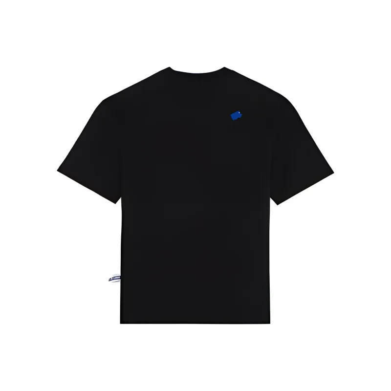 Ader Error X Maison Kitsune T-Shirts Unisex Black-1