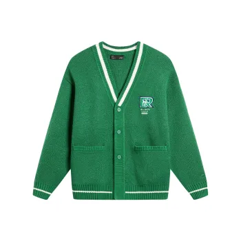 LiNing Sports Life Collection Knitwear Men's Turquoise Scallion Green