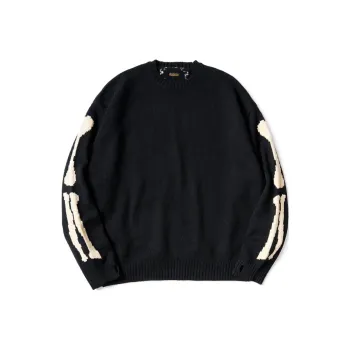 Kapital 5G Wool Bone Crewneck Sweater