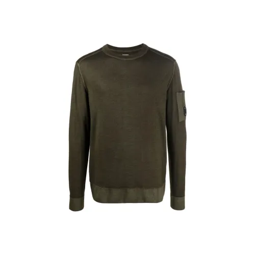 C.P.Compwhite cotton triangle shirt