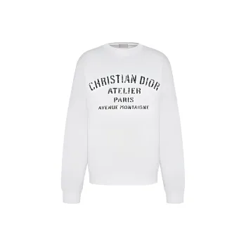 DIOR Quarterly New Products Sweatshirts Men White