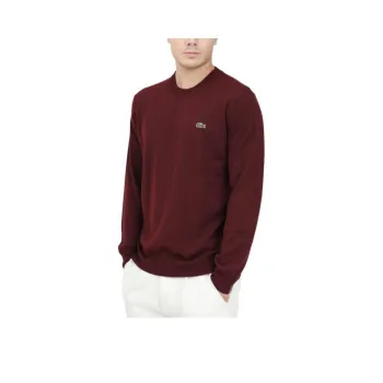 LACOSTE Logo Embroidered Crewneck Jumper