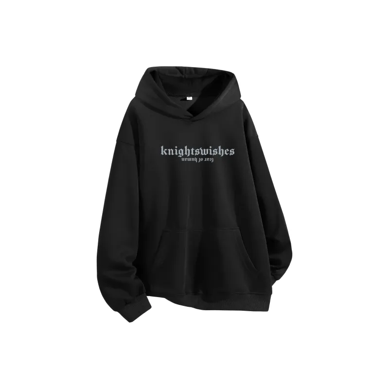 KW Thickened And Fleece Lined Sweatshirt Unisex-0