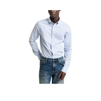 GANT Shirts Men Light Blue