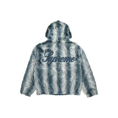 Supreme Faux Fur Reversible Hooded Jacket