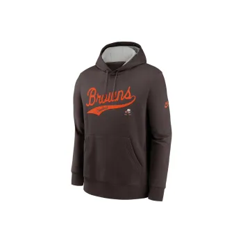 Nike Cleveland Browns Rewind Club Logo Men's Nike Nfl Pullover Hoodie