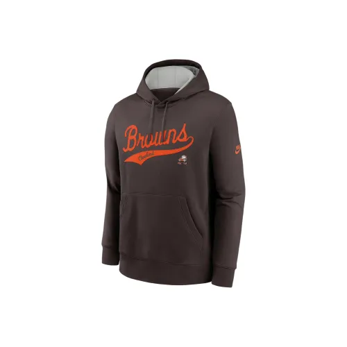 Nike Cleveland Browns Rewind Club Logo Men's Nike Nfl Pane Hoodie