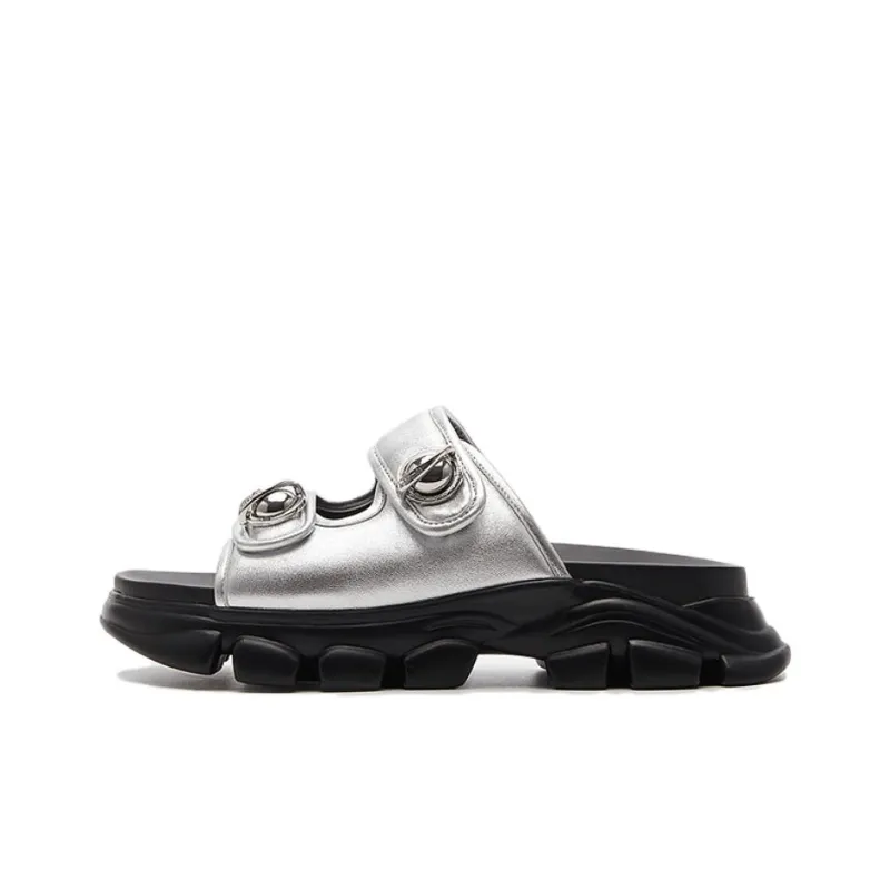 Le Saunda PU Polyurethane Slide Slippers Women's-4