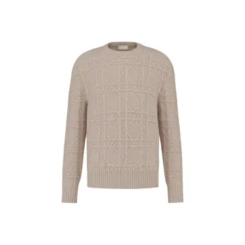 DIOR Icon FW24 Cashmere Sweater Men's Beige