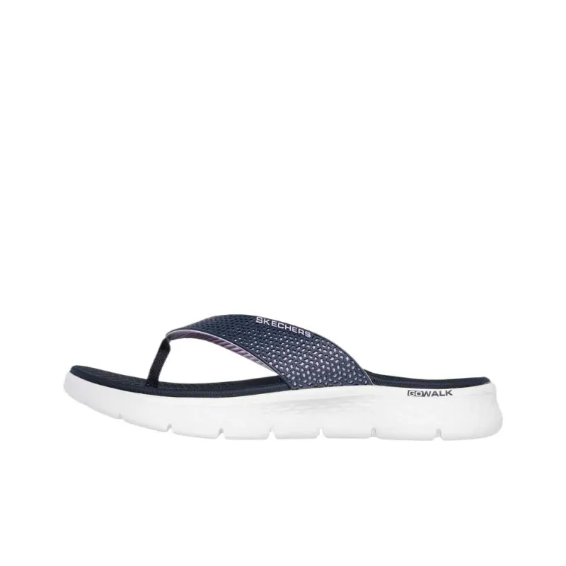 Skechers Go Walk Fle Quiet, Odor Resistant, Abrasion Resistant Flip Flops Women's Marine Blue-0