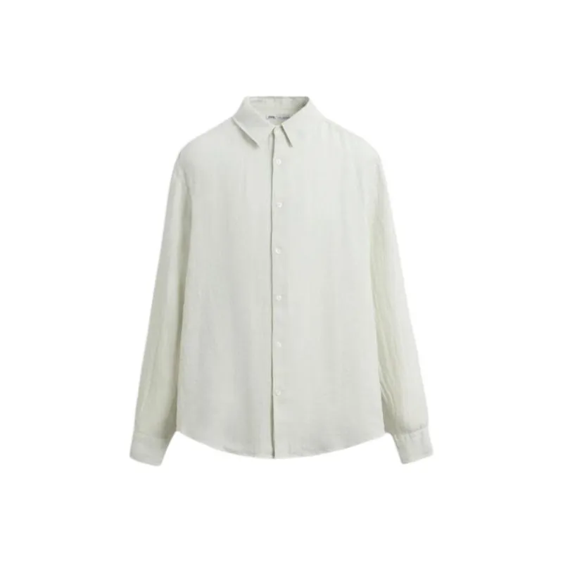 ZARA Shirts Men Lake Green-0
