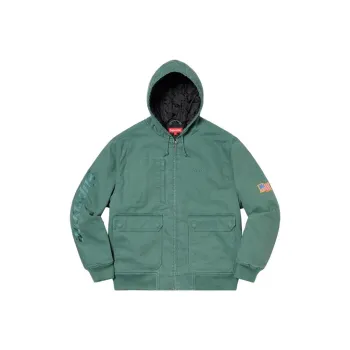 Supreme Canvas Hooded Work Jacket