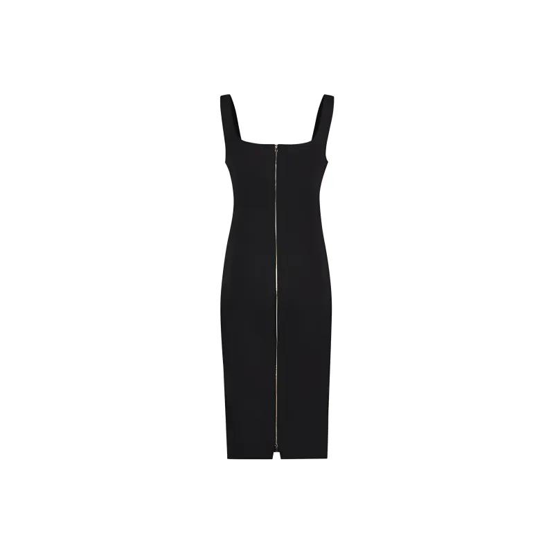 Victoria Beckham Sleeveless Fitted T Shirt Dress-1