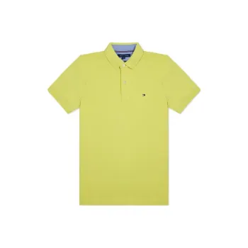 Tommy Hilfiger Polo Shirt Men's Yellow