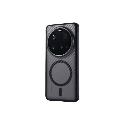 DEPA PC Material Semi Transparent Wave Twill Magnetic Phone Cases Compatibility With Xiaomi 13 15 Collection Minimalist