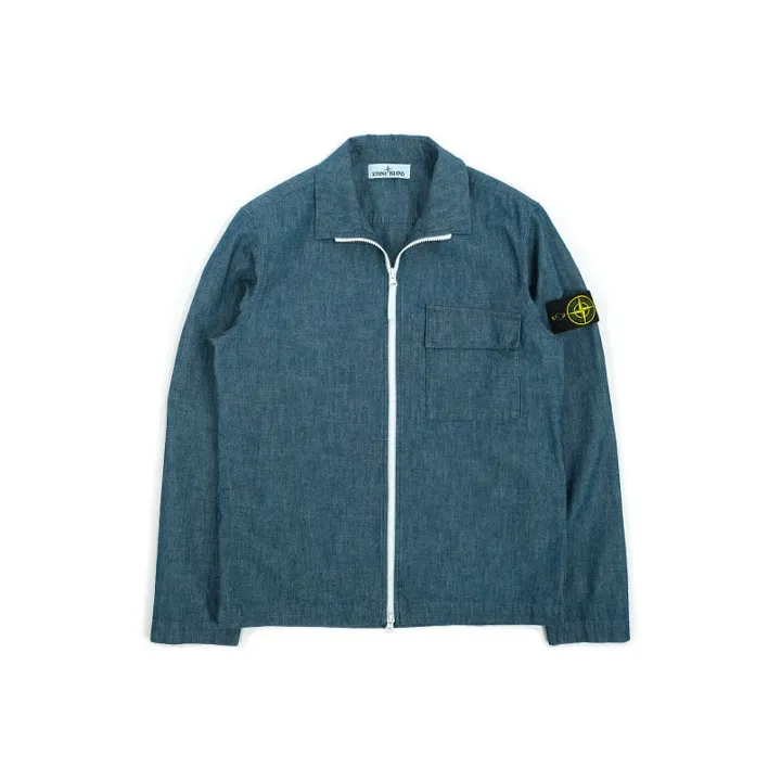 STONE ISLAND Jackets Coats Men's Blue-0