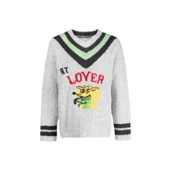 ERL Hurt Lover Varsity V Neck Jumper