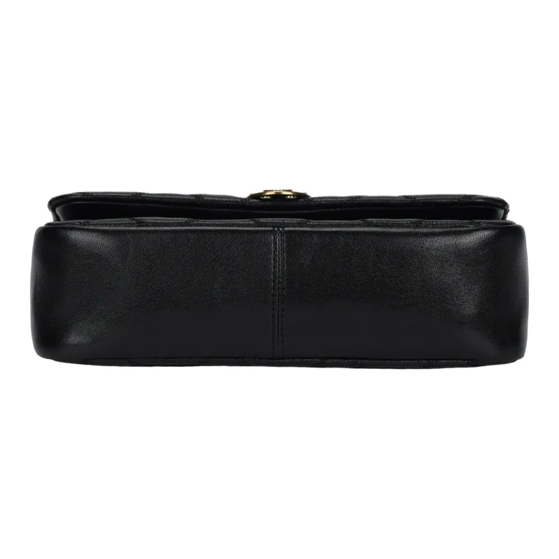 TORY BURCH Sheepskin Shoulder Bag Women's Black-3