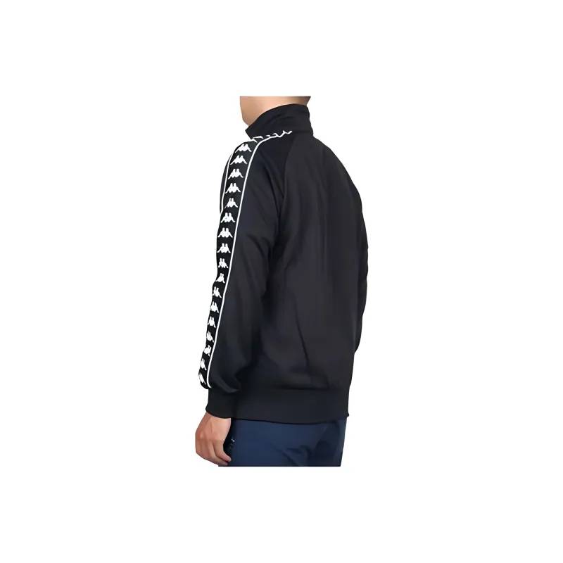 Kappa Jacket Men's Black White Gold-2