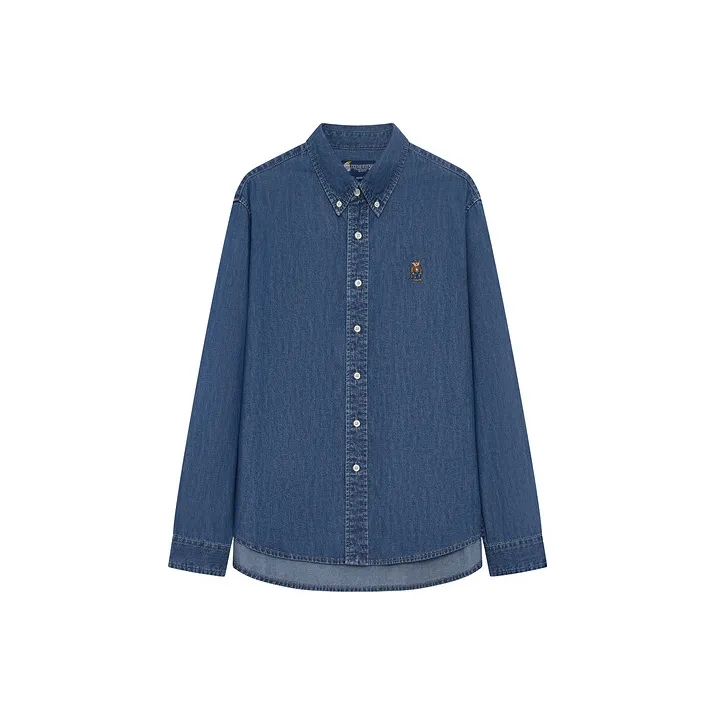 Teenie Weenie Men CleanFit Series Shirt Unisex Denim-0