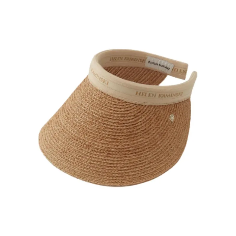 HELEN KAMINSKI Raffia Sun Protection Hats Unisex Brown-1