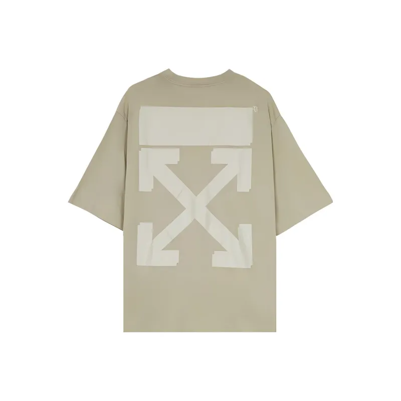 OFF WHITE T Shirts Men Green-1