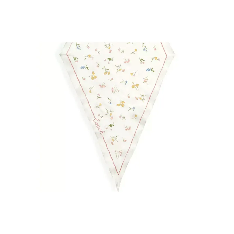 COACH Silk Scarves Women's White-1