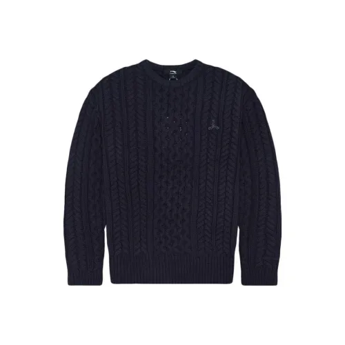 LI NING 1990 Classic Collection Knitwear Men's Deep Enigmatic Blue