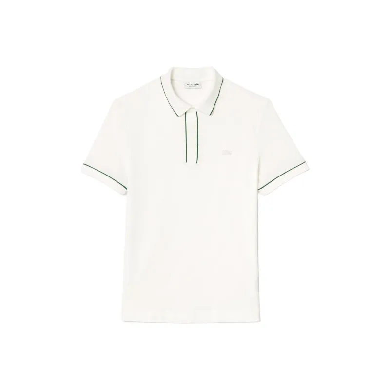 LACOSTE Logo embroidered Contrast trim Polo Shirt-0