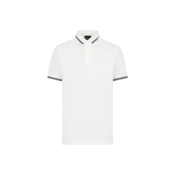 EMPORIO ARMANI Jersey Polo Shirt With Placed Logo