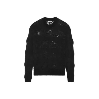 SAINT LAURENT FW23 Sweater Men's Black