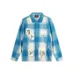 Sandstone Gray Water Shadow Blue Feather Crown Basket Plaid