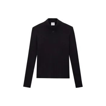 COURREGES Reedition Mockneck Sweater