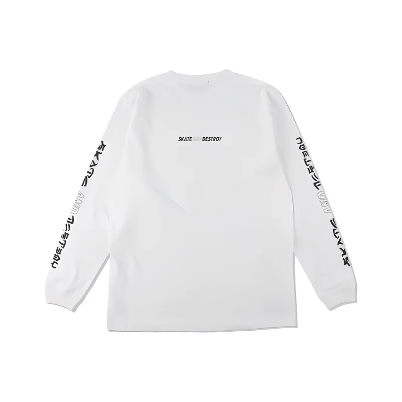 WIND AND SEA WIND AND SEA X Thrasher Magazine T Shirts Unisex White-1
