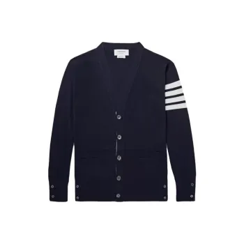 THOM BROWNE Sweaters Men Navy Blue