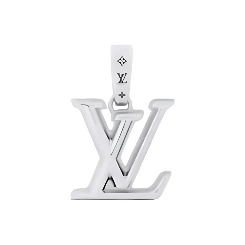 LOUIS VUITTON Metal Parts Charms / Pendants Men's Silver-0