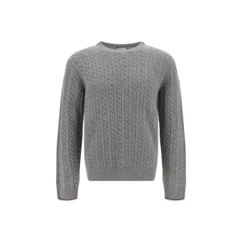 Moncler Sweaters Men Gray