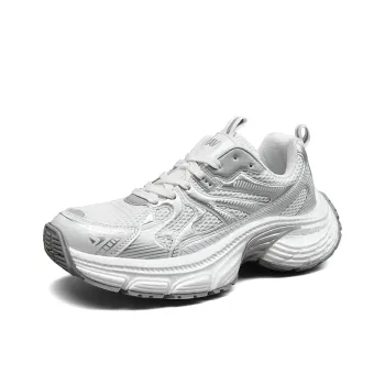 SUPEREDGE Slip Resistant And Abrasion Resistant Coverage Low Top Chunky Sneakers Unisex